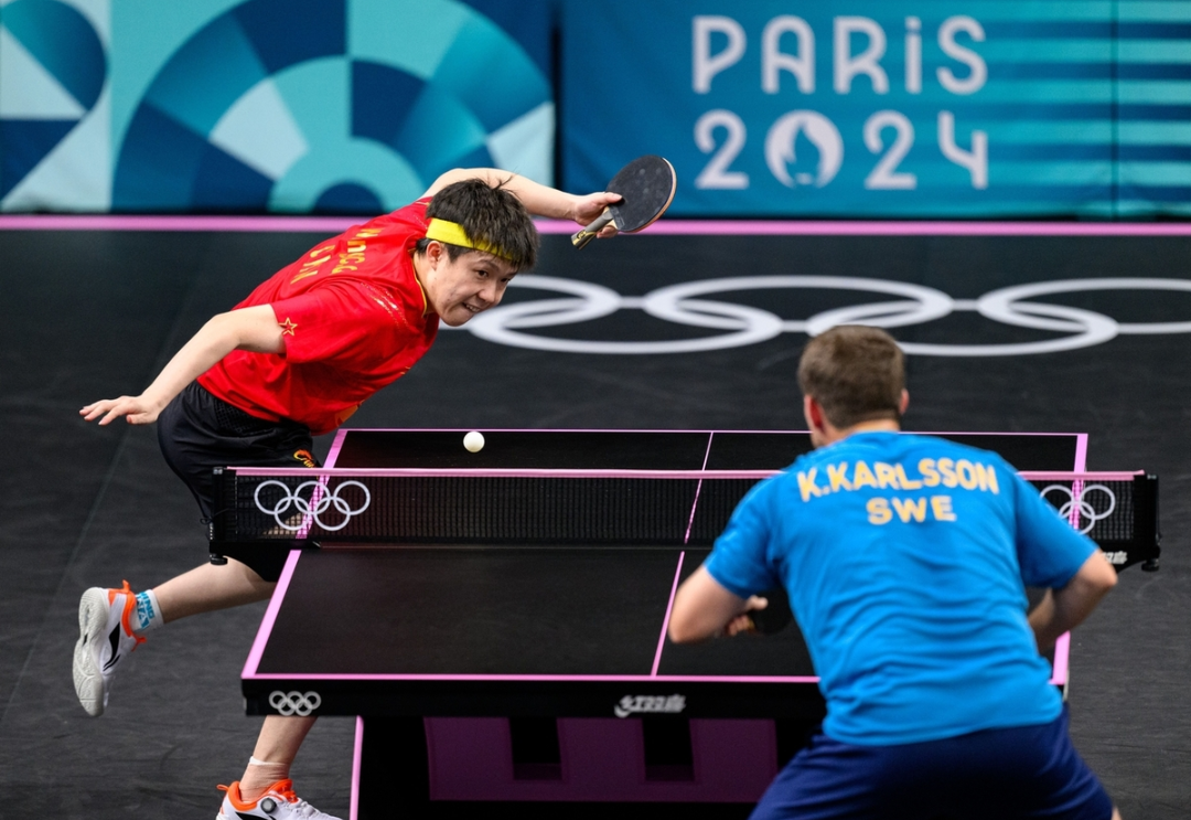 九游APP-瑞典乒乓球队横扫法国乒乓球队，马龙爆发神勇的简单介绍
