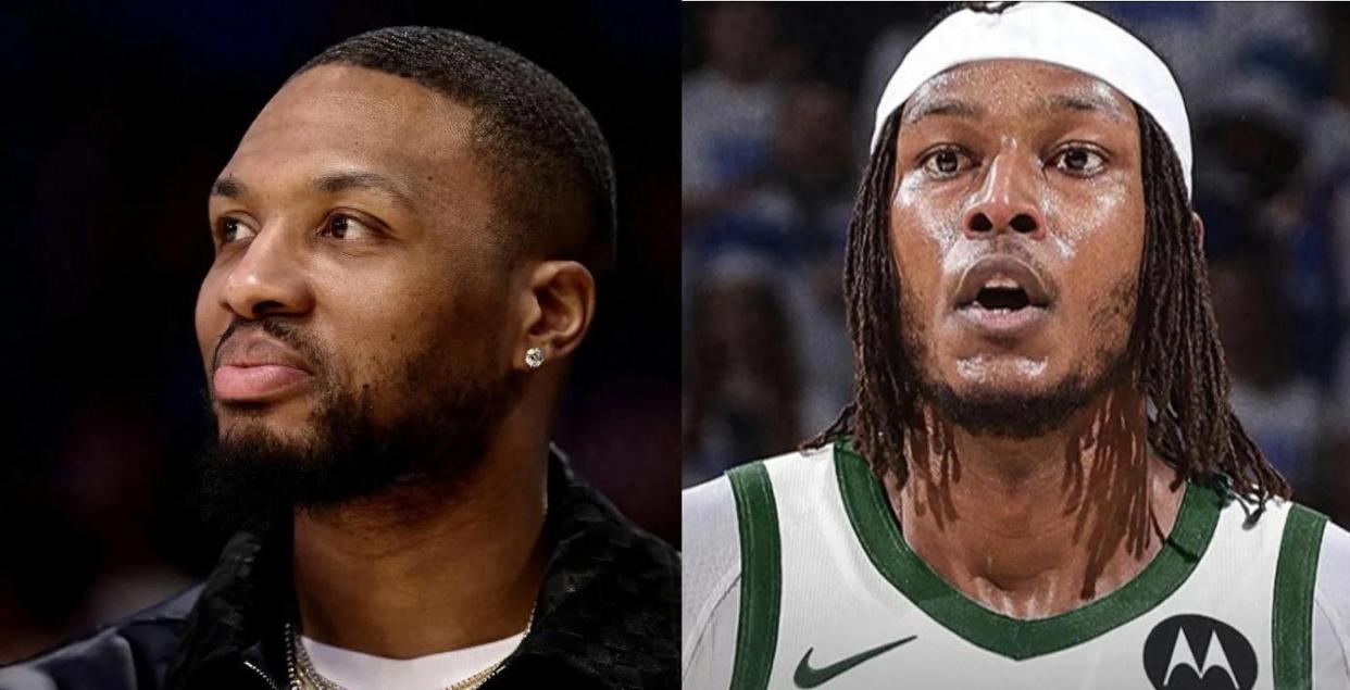 关于掘金碾压火箭，利拉德惊艳四座的信息